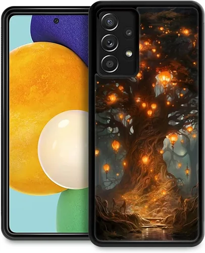 Vista 25 de CARLOCA Funda compatible con Samsung Galaxy A32 5G, increíble diseño de patrón de luz espacial nebulosa para niñas y niños, a prueba de golpes