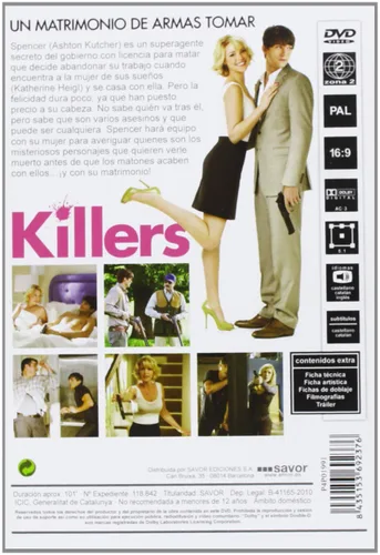 Vista 2 de Killers (Un Matrimonio De Armas Tomar) (Import Movie) (European Format - Zone 2) (2011) Ashton Kutcher Kat