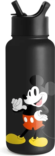 Vista 16 de Simple Modern Summit - Botella de agua con tapa con pajilla, vaso aislado de acero inoxidable a prueba de fugas de Disney de 30 onzas, regalos