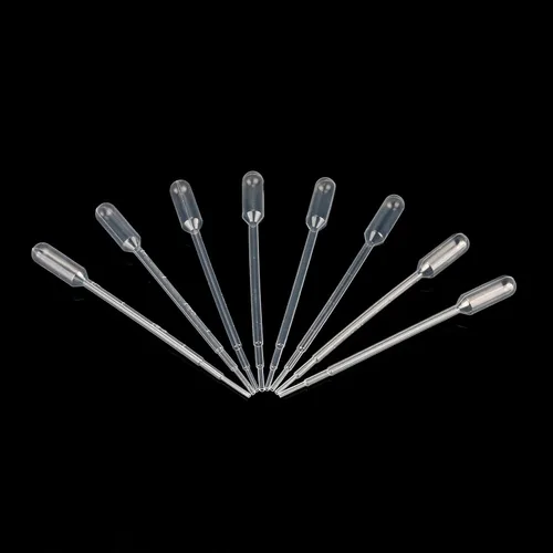 Vista 6 de G2PLUS Gotero de plástico – 25 piezas Pipetas de transferencia desechables, gotero graduado de 1ml para aceites esenciales, uso en laboratorio