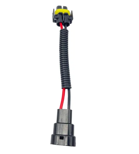 Vista 3 de 4 piezas 9006 9005 a H11 H8 Arnés de Cableado de Adaptación Enchufe de Extensión Cable de Conversión Adaptador de Conector de Cable Faros Luces