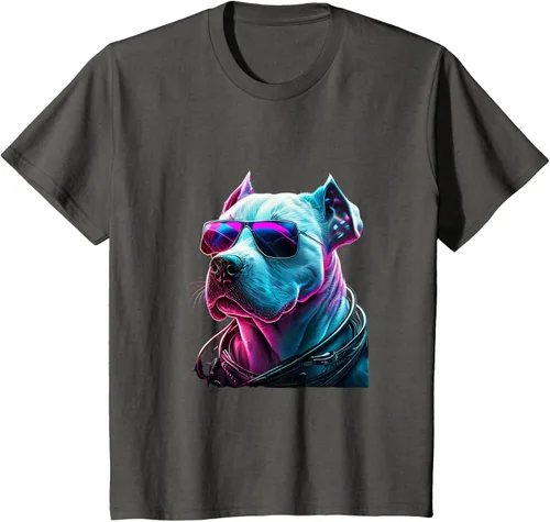 Vista 29 de Dogo Argentino Dogs Dogo Argentinos Camiseta, Negro