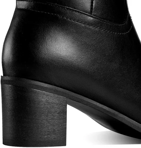 Vista 9 de ANN CREEK Botas de equitación con triple hebilla y diseño de moda 'Tarum' para mujer