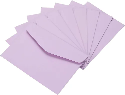 Vista 7 de YOKIVE Paquete de 60 sobres para tarjetas de regalo, nota de felicitación de negocios, sobre soporte para artículos pequeños, ideal para Rosado