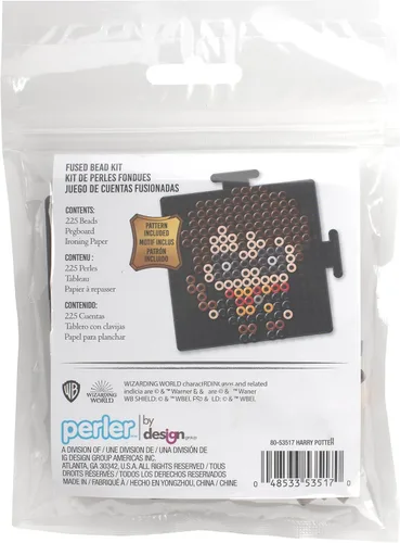 Vista 2 de Perler 80-53517 El mundo mágico de Harry Potter en estilo Chibi - Kit de cuentas fundibles, multicolor, 227 piezas
