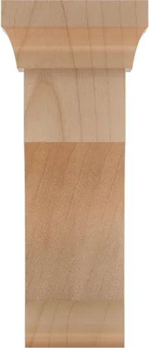 Vista 2 de Ekena Millwork Gomez - Soporte de madera, BKTW02X04X06GOAL Alder