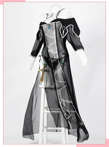 Vista 4 de QPWXL Honjou Nia Cosplay Costume - Authentic Outfit for Your Cosplay Adventure