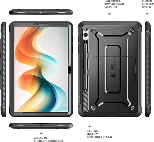 Vista 8 de SUPCASE Funda para Samsung Galaxy Tab S10 Plus de 12.4 pulgadas (2024) con soporte, [Unicorn Beetle Pro]