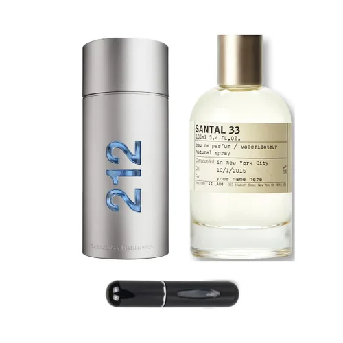 PERFUMES212 MEN + SANTAL 33 + PERFUMERO de AROMA DE PRIMERA