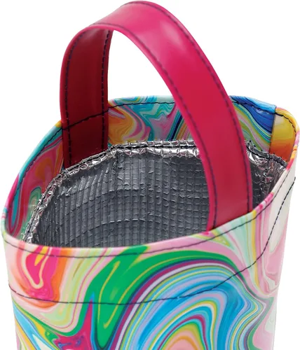 Vista 3 de Enesco Izzy and Oliver EttaVee In the Groove - Bolsa aislante para vino, 14 pulgadas, multicolor