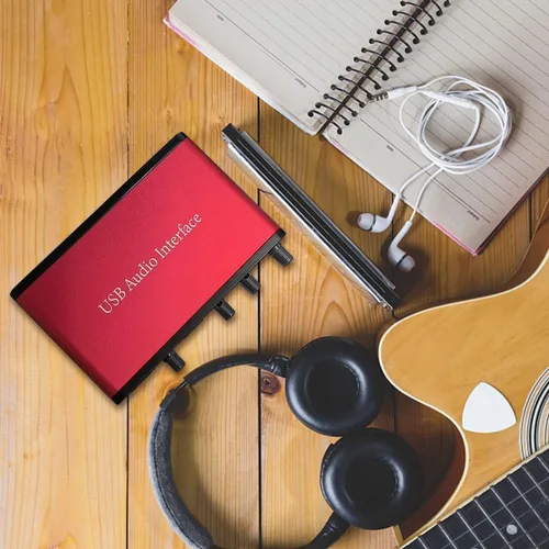 Vista 5 de ZUZONG Interfaz de audio interfaz de audio preamplificadores de micrófono con alimentación fantasma de 48 V 24 bits compatible con grabación