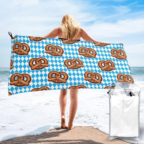 Vista 15 de Oktoberfest - Toallas de playa de microfibra, de gran tamaño, de secado rápido, (31.5 x 63 pulgadas), a prueba de arena, absorbentes, compactas