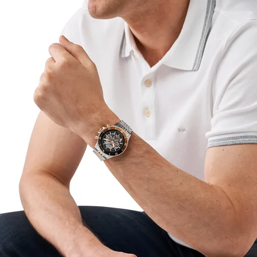 Vista 4 de Michael Kors Reloj cronógrafo de acero inoxidable Bayville