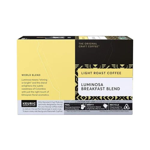 Vista 7 de Peet's Coffee Paquete de K-Cup Colombia Luminosa, 10