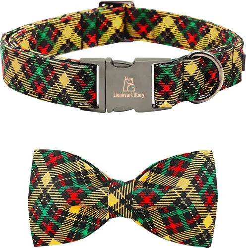Vista 41 de Lionheart glory Collar de perro con bandera estadounidense, collar de lazo para perro del 4 de julio, resistente y ajustable, patriótico