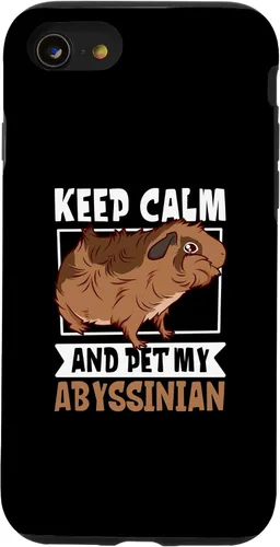 Vista 18 de iPhone 16 Pet my Abyssinian Guinea Pig Case