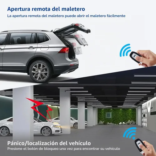Vista 9 de EASYGUARD EC002-NS PKE Sistema de alarma de coche de entrada sin llave pasiva arranque remoto botón de parada de arranque NFC bloqueo desbloqueo