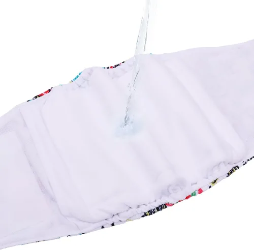 Vista 9 de CuteBone - Pañales lavables para perro macho, banda abdominal, paquete de 3 unidades, color negro, modelo DM54XS