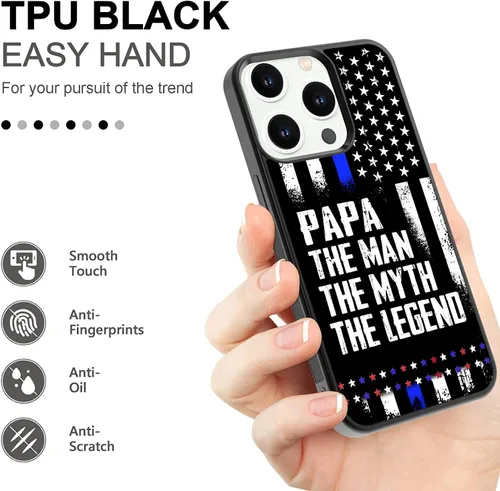 Vista 2 de Funda para iPhone 16 15 14 13 12 11 Pro Max Galaxy S25 S24 S23 S22 S21 FE Ultra Plus Note 20 A16 A15 A14 A54 A53 A13 Negro