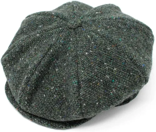 Vista 2 de Hanna Hats Gorra Donegal Tweed de 8 piezas para hombre