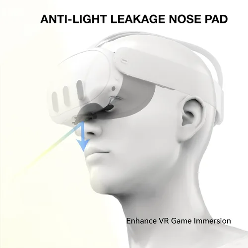 Vista 5 de APEXINNO VR Magnetic Frame Glasses Lens Insert with Removable Anti-Blue Light Glasses for Meta Quest 3 Accessories, VR Blue Light Blocking Lens