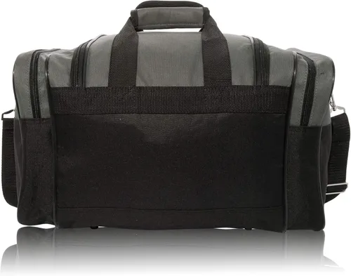 Vista 4 de Bolsa de lona, de DALIX, para el gimnasio, para viajar, 17 pulgadas