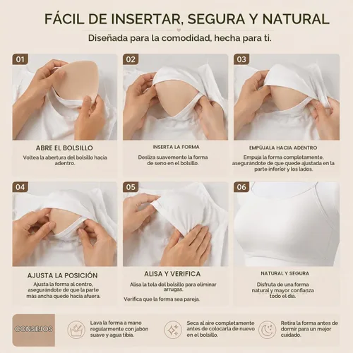 Vista 6 de 1 Pair Cotton Breast Forms Light Ventilation Sponge Boobs for Women Mastectomy Breast Cancer Support Holey Lágrima