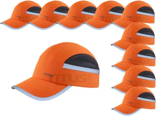 Vista 29 de TITUS Gorra de seguridad ligera - Gorra protectora estilo béisbol