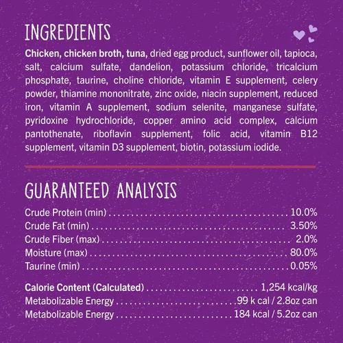 Vista 5 de Stella & Chewy's Carnivore Cravings Purrfect Paté - Alimento húmedo prémium sin granos para gatos, receta de pollo y atún, alto contenido