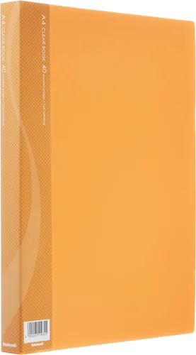 Vista 10 de Nakabayashi CB1033B-N Clear Book, Basic Color, A4, S-Shaped, 40P, Blue