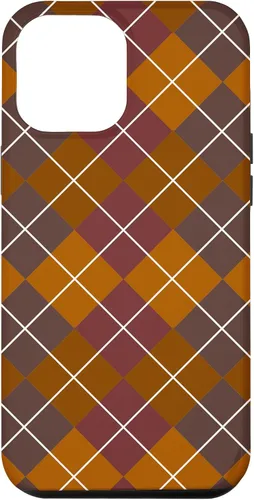 Vista 25 de iPhone 16 lindo tartán marrón cuadros para niñas escocesas y otoño otoño caso