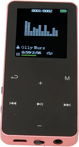 Vista 10 de Reproductor MP3 8G con Bluetooth, pantalla de 1.8 pulgadas, reproductor de música ultra delgado con reproducción de video, reducción de ruido, Negro