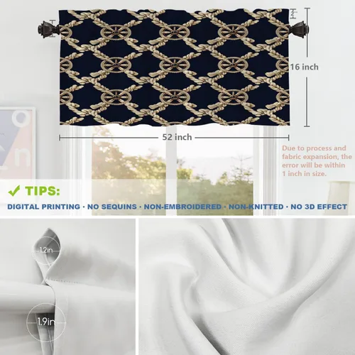 Vista 388 de Shrahala Orange Autumn Autumn Blackout Curtain Tiers, Fall Kitchen Valance Light Blocking Tier Drapes with Rod Pocket, 2 Pack 26 X 24 in