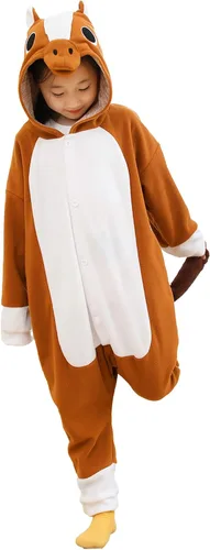 Vista 3 de Pijama de animal para niños, disfraz de Halloween, cosplay, ropa de dormir
