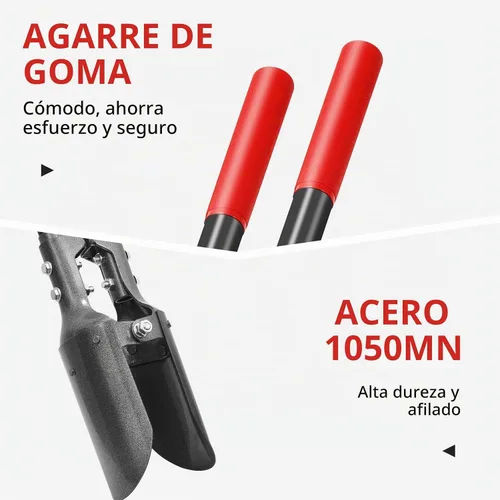Vista 3 de Manija de fibra de vidrio con marca de escala de 58 pulgadas para excavar