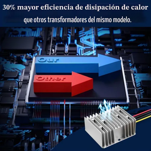 Vista 6 de Convertidor CC de 12 V a 24 V, 15 A, 360 W, resistente al agua, transformador de corriente continua para automóvil, camión, vehículo, barco, motor