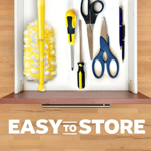 Vista 13 de Swiffer Plumero de Alta Resistencia Kit de inicio con mango extensible de 3 pies y 3 recambios