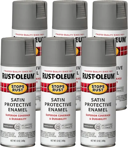 Vista 147 de Rust-Oleum 7776830 - Pintura en aerosol para prevención del óxido, 12 onzas, negro plano
