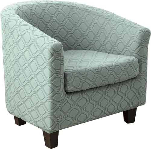 Vista 10 de MIFXIN 2 fundas de terciopelo para silla de bañera con funda de cojín, elásticas, suaves, extraíbles, para sillón, sofá, protector de muebles