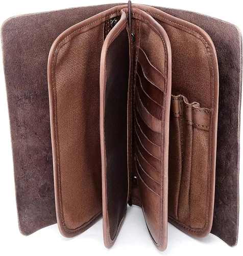 Vista 8 de OLD TREND Organizador de cuero genuino nómada