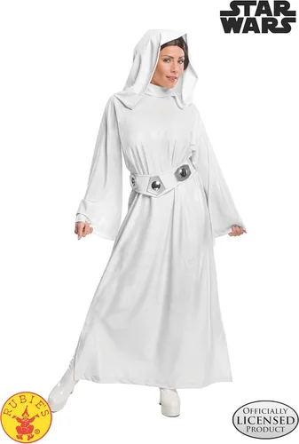 Vista 2 de Rubies Disfraz clásico de Star Wars de lujo de princesa Leia para mujer Multi