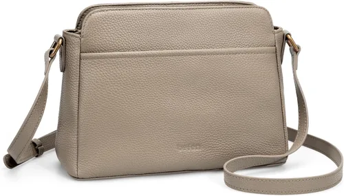 Vista 13 de befen Bolso cruzado antirrobo para mujeres de cuero genuino, bolsos pequeños de hombro cruzados con ranuras para tarjetas RFID