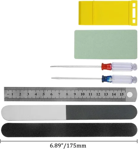 Vista 3 de Juego de herramientas básicas de 25 piezas para Gundam, kit de herramientas de modelo con caja de plástico, modelo de ensamblaje de automóvil