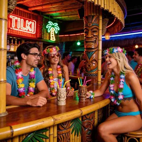 Vista 7 de jollylife 60 collares hawaianos Luau Leis pulseras diademas hibisco flores tropicales Tiki verano piscina fiesta suministros a granel