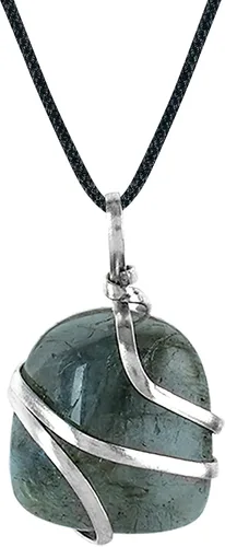 Vista 111 de PYOR Collar con colgante curativo de Reiki de cristal, gemas de buena suerte, prosperidad, riqueza, piedras preciosas naturales, collares de buena