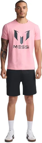 Vista 8 de Messi Men's Wingstar Logo Tee, Lifestyle Short Sleeve T-Shirt, Standard Fit with Graphic