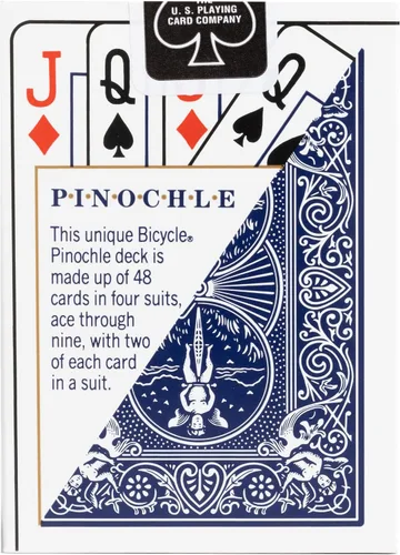 Vista 3 de Bicycle Pinochle - Naipes estándar, 1 mazo (paquete de 2)