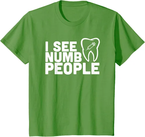 Vista 82 de I see Numb People - Camiseta de regalo para dentista dental, Negro, S