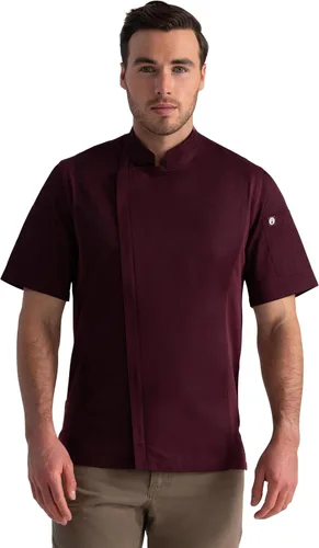 Vista 20 de Chef Works Springfield - Abrigo de chef para hombre Negro