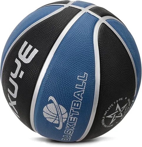 Vista 2 de Baloncesto para niños y adultos, tamaño 3 (22 pulgadas) y 5-7 (27.5-29.5 pulgadas) para juegos y entrenamiento en interiores/exteriores/piscina